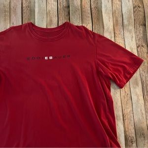 Eddie Bauer mens short sleeve Crewneck graphic tee shirt | size Extra large